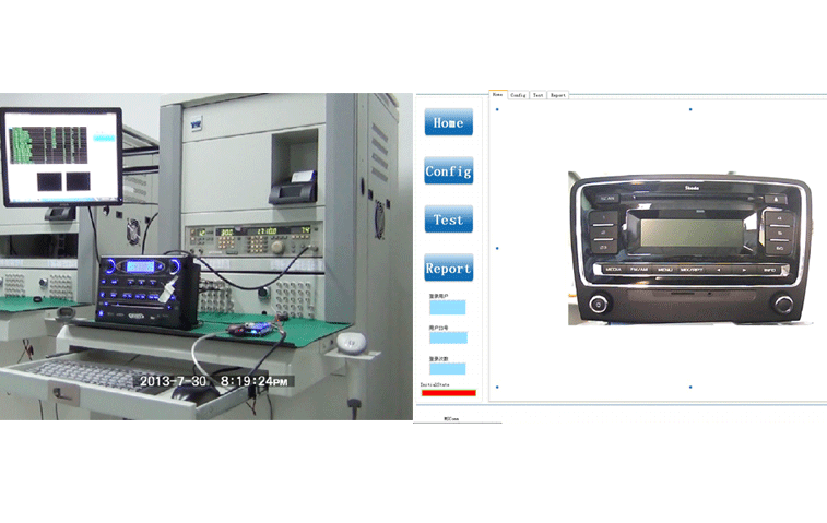 Car DVD production line semi-automatic inspection project
